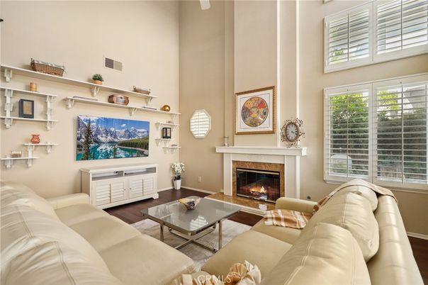 Fireplace, Interior, Living room, Wood Texture Flooring
