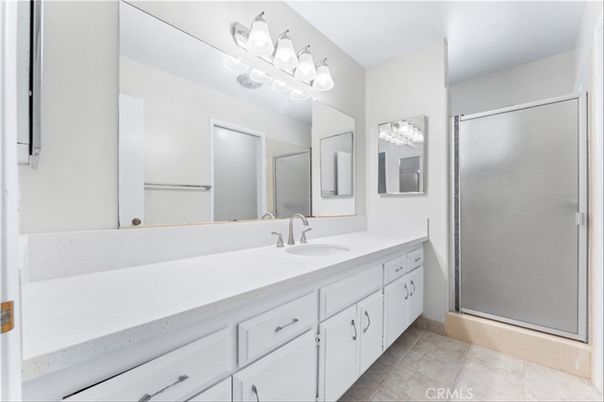 Bathroom, Dual Sink Vanities, Glass Shower, Interior