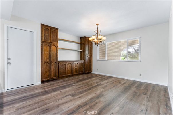 Chandelier, Empty room, Interior, Wood Texture Flooring