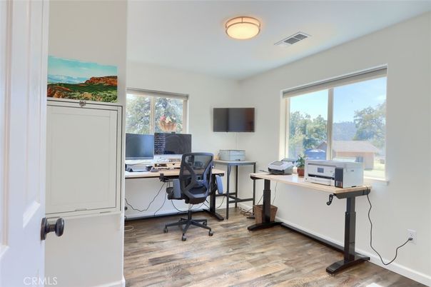 Home Office, Interior, Wood Texture Flooring