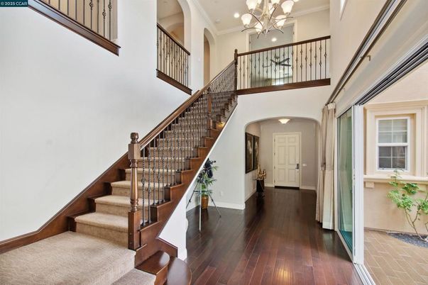 Chandelier, Interior, Recessed Lighting, Wood Texture Flooring