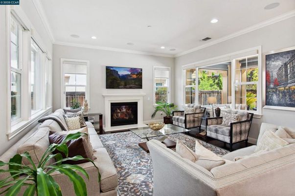 Fireplace, Interior, Living room, Recessed Lighting
