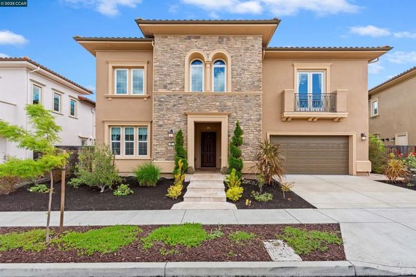 Attached, Exterior, Facade, Brick Facade, Mediterranean