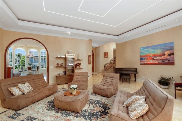 Interior, Living room, Piano, Recessed Lighting