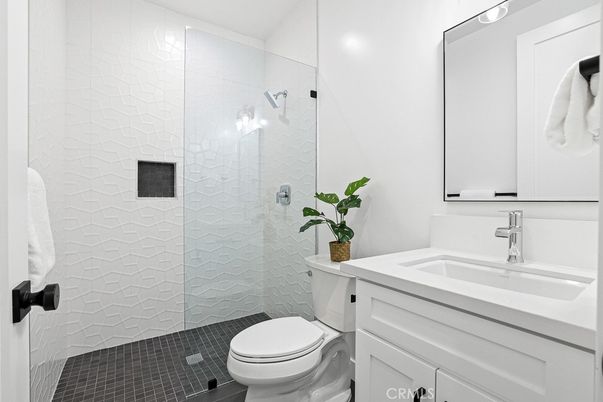 Bathroom, Glass Shower, Interior
