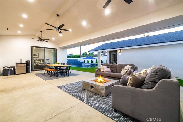 Dining room, Exterior, Interior, Living room, Recessed Lighting