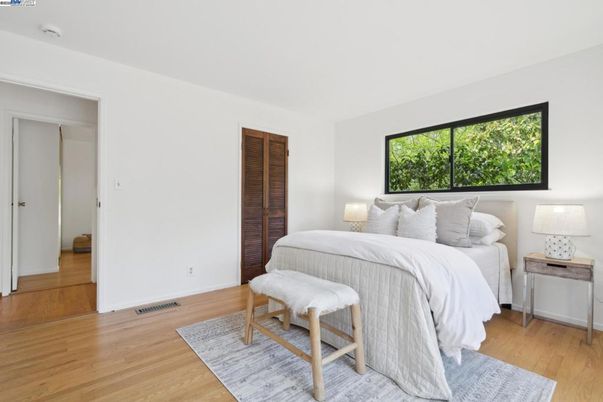 Bedroom, Interior, Wood Texture Flooring