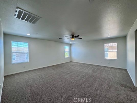 Empty room, Interior, Recessed Lighting