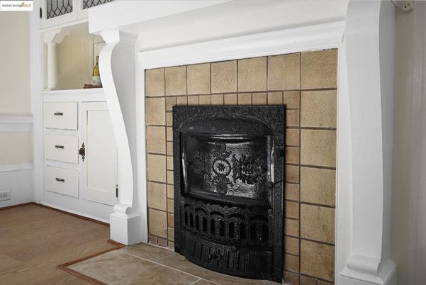Fireplace, Interior, Wood Texture Flooring