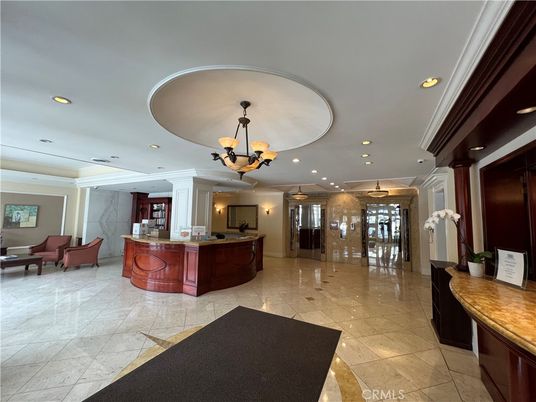 Chandelier, Interior, Marble, Recessed Lighting