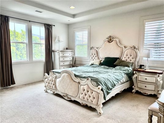 Bedroom, Interior, Recessed Lighting