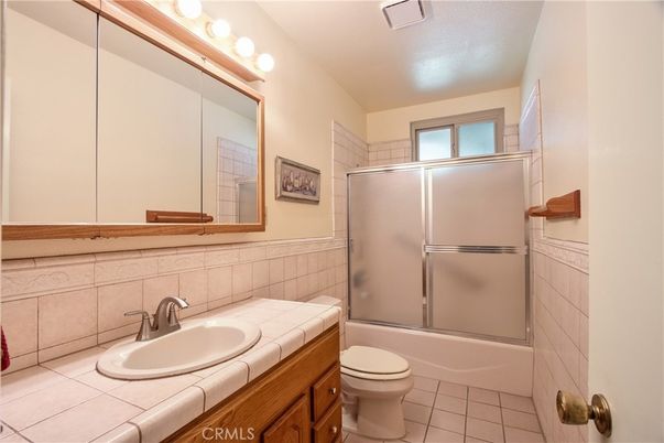 Bathroom, Glass Shower, Interior, Tile Countertops