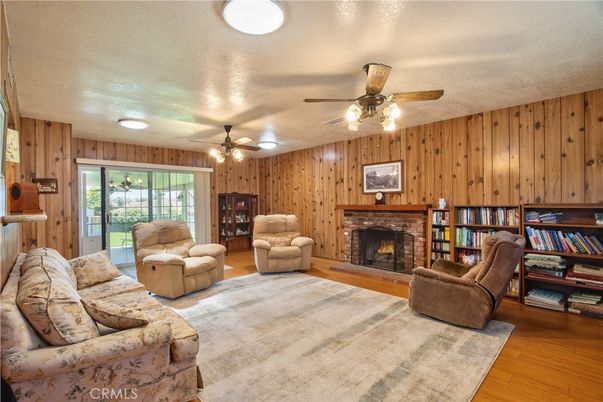 Fireplace, Interior, Living room, Wood Texture Flooring, Wooden Walls