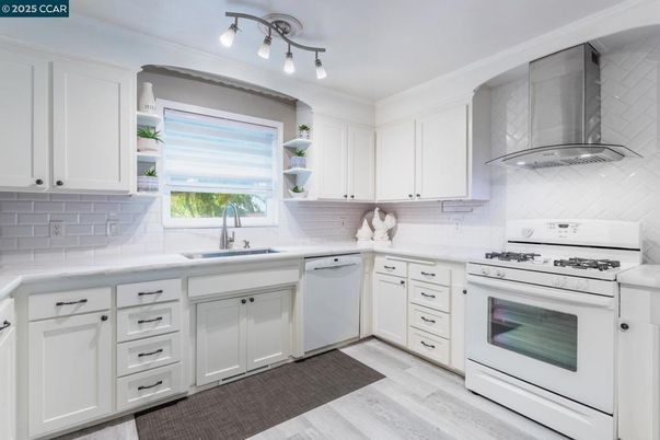 Interior, Kitchen, Wood Texture Flooring