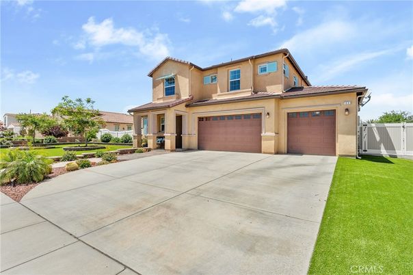 Attached, Backyard, Exterior, Facade, Mediterranean