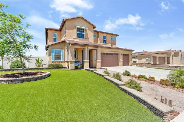 Attached, Backyard, Exterior, Facade, Mediterranean
