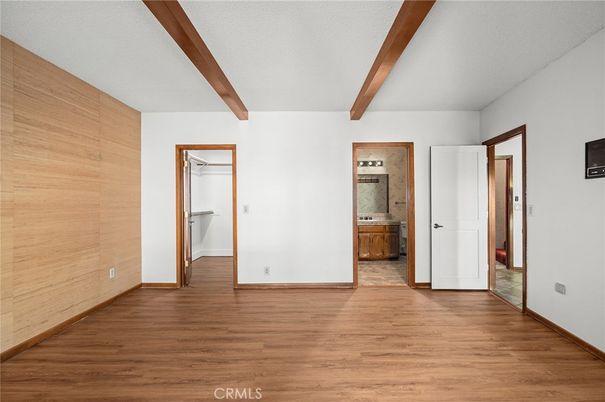 Empty room, Interior, Wooden Beams, Wood Texture Flooring