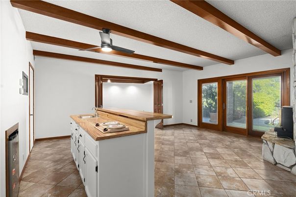 Interior, Kitchen, Wooden Beams