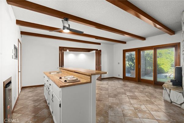 Interior, Kitchen, Wooden Beams