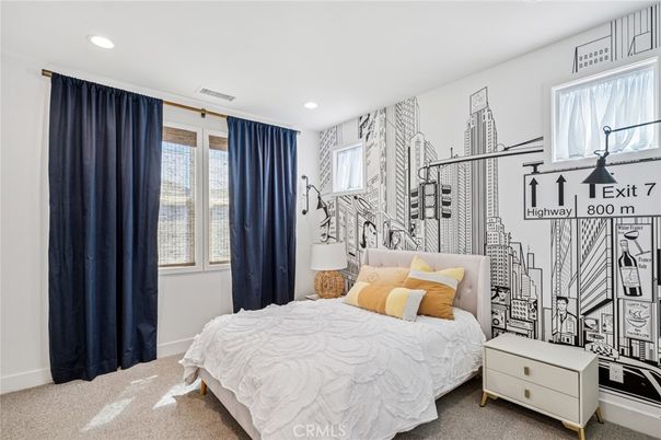 Bedroom, Interior, Recessed Lighting
