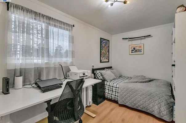 Bedroom, Home Office, Interior, Wood Texture Flooring