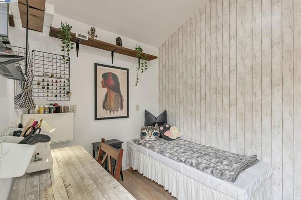 Bedroom, Interior, Wood Texture Flooring