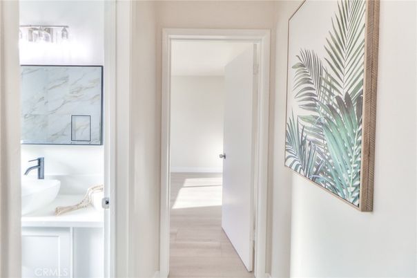 Bathroom, Interior, Marble Walls, Wood Texture Flooring