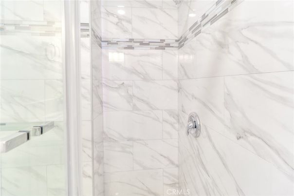 Bathroom, Glass Shower, Interior, Marble Walls