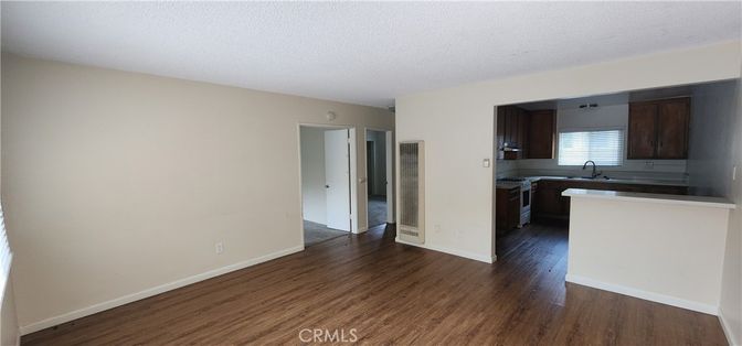 Empty room, Interior, Kitchen, Wood Texture Flooring