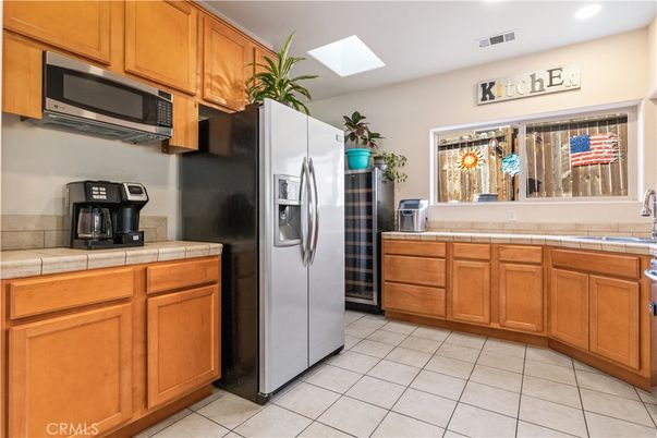 Interior, Kitchen, Recessed Lighting, Tile Countertops