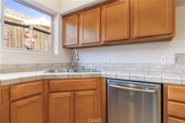 Interior, Kitchen, Stainless Steel Appliances, Tile Countertops