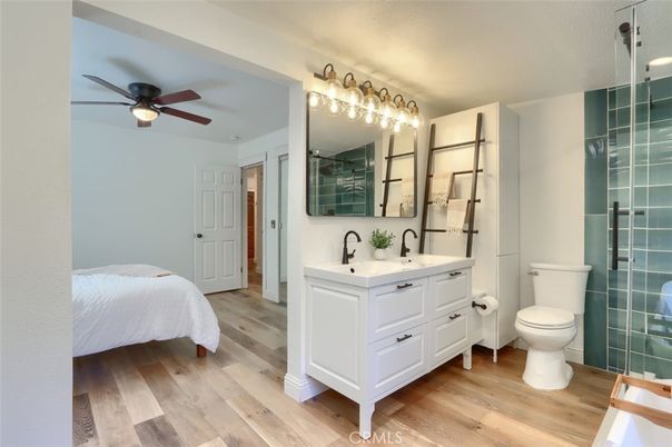 Bathroom, Interior, Wood Texture Flooring