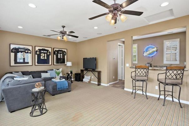 Interior, Living room, Recessed Lighting