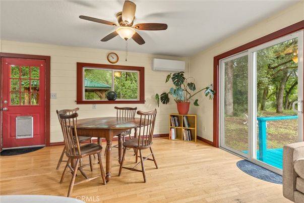 Dining room, Interior, Wood Texture Flooring