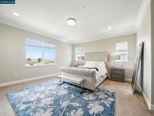Bedroom, Interior, Recessed Lighting
