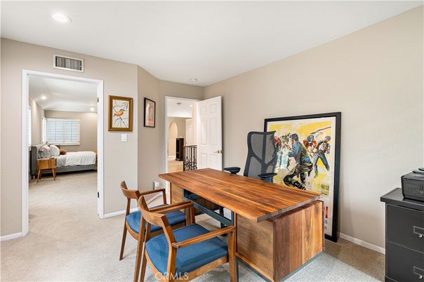 Bedroom, Home Office, Interior, Recessed Lighting