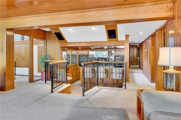 Interior, Recessed Lighting, Wooden Beams, Wooden Ceilings, Wooden Walls