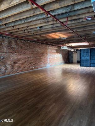 Interior, Stone Walls, Wooden Beams, Wood Texture Flooring