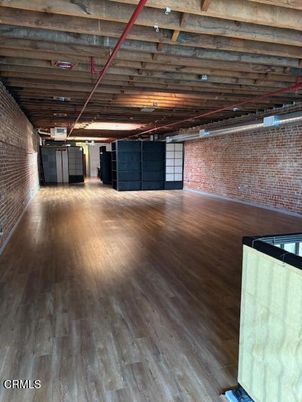 Interior, Stone Walls, Wooden Beams, Wood Texture Flooring
