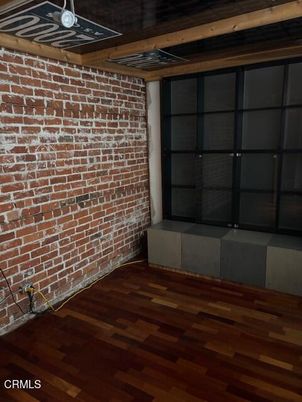 Empty room, Interior, Stone Walls, Wood Texture Flooring