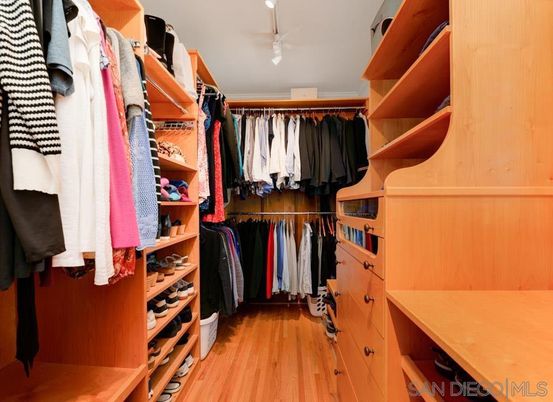 Interior, Walk-in Closets, Wood Texture Flooring