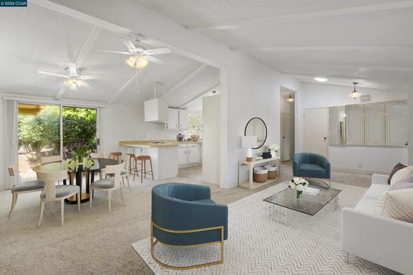 Dining room, Interior, Living room, Pendant Lights, Recessed Lighting