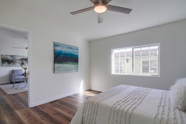 Bedroom, Interior, Wood Texture Flooring