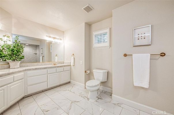 Bathroom, Dual Sink Vanities, Interior, Marble, Tile Countertops