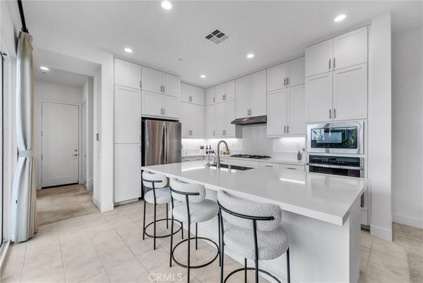 Interior, Kitchen, Recessed Lighting, Stainless Steel Appliances