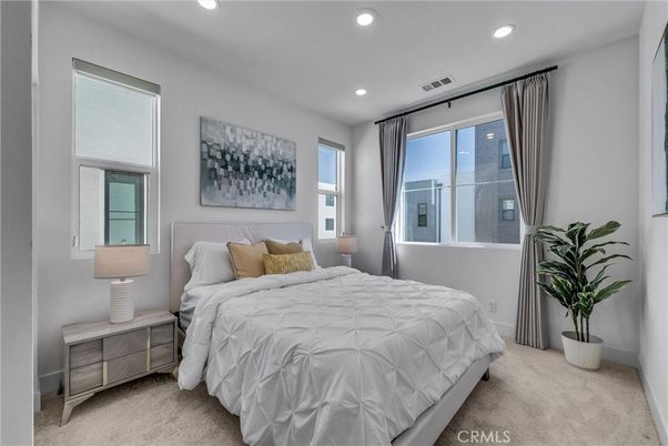 Bedroom, Interior, Recessed Lighting
