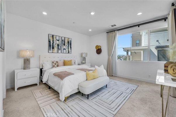 Bedroom, Interior, Recessed Lighting
