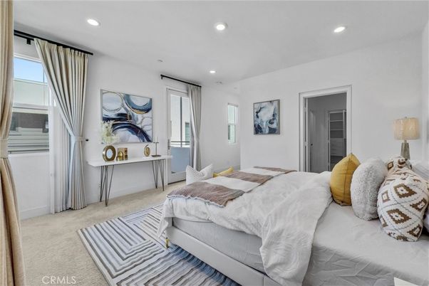 Bedroom, Interior, Recessed Lighting