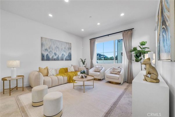 Interior, Living room, Recessed Lighting