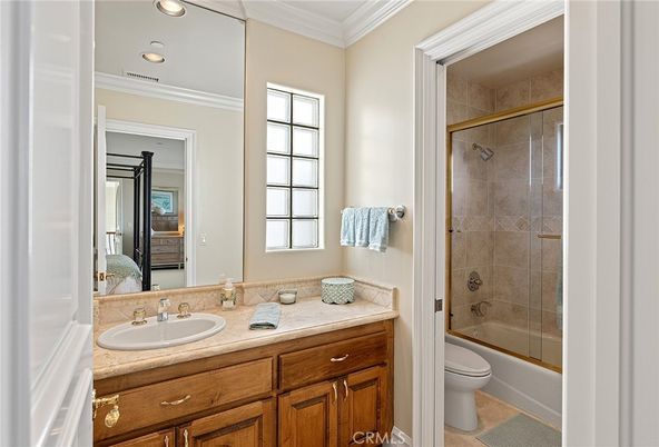 Bathroom, Glass Shower, Interior, Recessed Lighting, Tile Countertops